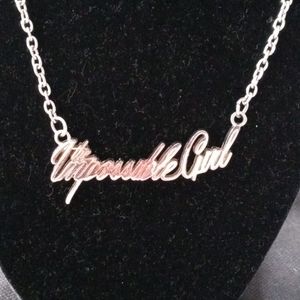 BBC Dr Who The Impossible Girl Silvertone Necklace